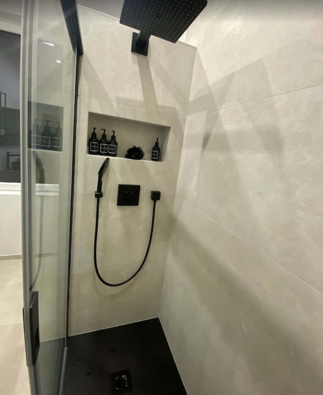 Douche à l'italienne